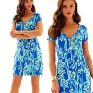 Lilly Pulitzer blue mid knee dress